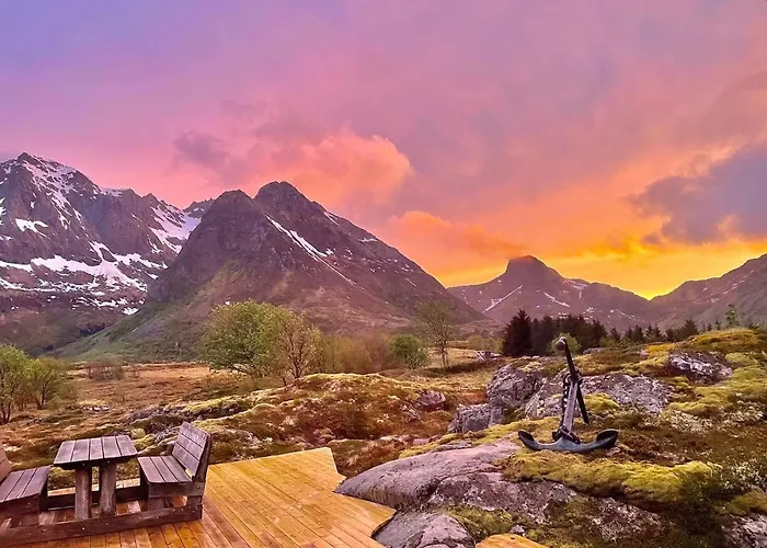 Modern Lofoten, Amazing View! Vakantiehuis *