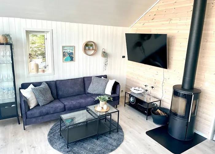 Vakantiehuis Modern Lofoten, Amazing View! Valberg