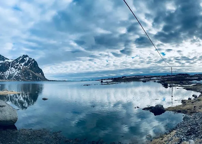 Vakantiehuis Modern Lofoten, Amazing View! Valberg